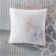 Pemberly Row 6-Piece Cotton Quilt Set with Throw Pillows in Gray/Blush