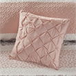 Pemberly Row 6 Piece Cotton Quilt Set with Throw Pillows in Blush King/Cal King