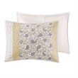 Pemberly Row 6 Piece Cotton Quilt Set with Throw Pillows in Yellow King/Cal