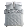 Pemberly Row 3 Piece Duvet Set in Heathered Gray King/Cal King