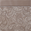 Pemberly Row Contemporary Jacquard Shower Curtain in Blue/Brown 72x72