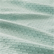 Pemberly Row Contemporary Egyptian Cotton Blanket in Seafoam Twin
