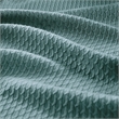 Pemberly Row Contemporary Egyptian Cotton Blanket in Teal King