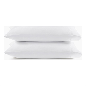 Pemberly Row Luxury Egyptian 500TC Cotton Pillowcases in White Standard