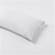 Pemberly Row Cotton Blend Jersey Knit All Season Sheet Set in White Full