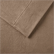Pemberly Row Contemporary Micro Fleece Sheet Cal King Set in Brown