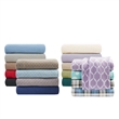 Pemberly Row Contemporary Micro Fleece Sheet King Set in Lavender