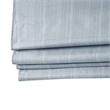Pemberly Row Basketweave Room Darkening Cordless Roman Shade in Blue 33x64