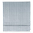 Pemberly Row Basketweave Room Darkening Cordless Roman Shade in Blue 33x64