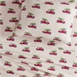 Pemberly Row Contemporary Flannel Sheet Set in Tan Cars Twin