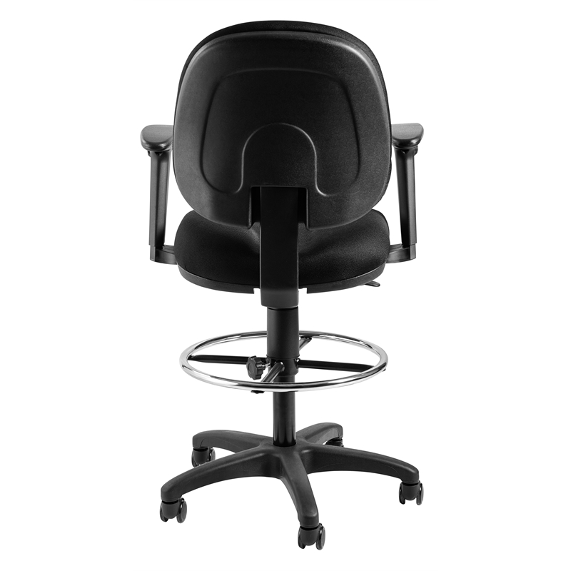 Pemberly Row Comfort Task Stool with Arms 24.5