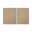 Pemberly Row 2-Piece Polystyrene & Wood Wall Decor Set in Green