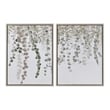 Pemberly Row 2-Piece Polystyrene & Wood Wall Decor Set in Green