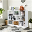 Pemberly Row Contemporary 3-tier Open Bookcase 8-Cube in White