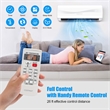 Pemberly Row 9000 BTU Split Air Conditioner & Heater Wall Mount AC Unit in White