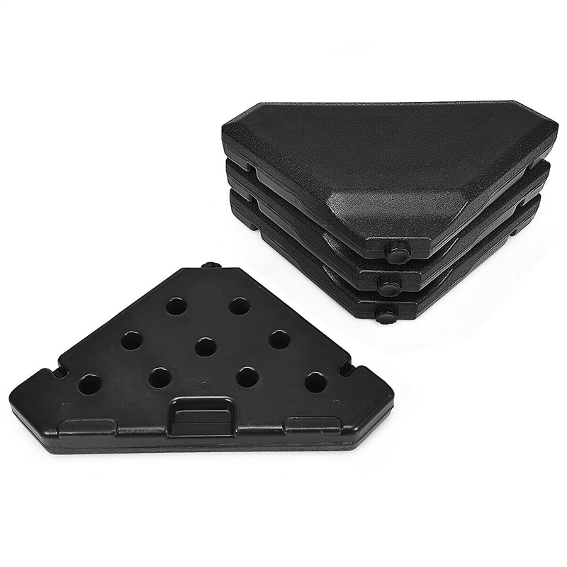 Pemberly Row 4PCS Cantilever Offset Umbrella Base Weight Sand Black