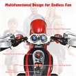 Pemberly Row 6V Kids Ride On Chopper Motorcycle 3 Wheel Trike Red