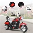 Pemberly Row 6V Kids Ride On Chopper Motorcycle 3 Wheel Trike Red