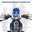 Pemberly Row 6V Kids Ride On Chopper Motorcycle 3 Wheel Trike Blue