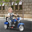 Pemberly Row 6V Kids Ride On Chopper Motorcycle 3 Wheel Trike Blue