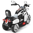Pemberly Row 6V Kids Ride On Chopper Motorcycle 3 Wheel Trike White