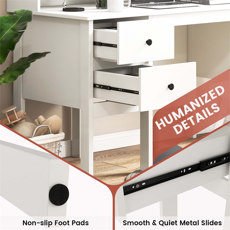 Pemberly Row Computer Desk 48