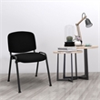 Pemberly Row Set of 5 Conference Chair Office Guest Reception Black