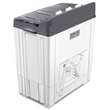 Pemberly Row Portable Mini Compact Twin Tub 20Lbs Total Washing Machine White