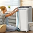 Pemberly Row Portable Compact Washing Machine 1.34 Cu.ft Spin Washer Drain Gray