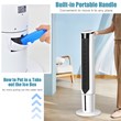 Pemberly Row 41'' Evaporative Air Cooler Quiet Cooling Oscillating Fan White