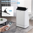 Pemberly Row 15000 BTU Portable Air Conditioner with Remote APP Control White