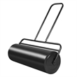 Pemberly Row 13 Gallon Lawn Roller Heavy Duty Steel Push/Pull Sod Roller Black