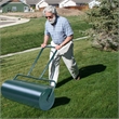 Pemberly Row 13 Gallon Lawn Roller Heavy Duty Steel Push/Pull Sod Roller Green
