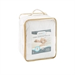 Pemberly Row Heated Microfiber Fabric Full Heated Mattress Pad in White