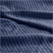 Pemberly Row Modern Ring Spun Soft Cotton King Blanket in Navy