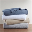 Pemberly Row Soft Faux Feathersoft Fabric King Blanket in Taupe