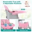 Pemberly Row 8 in 1 Baby High Chair Convertible Dining Booster Seat Pink