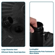Pemberly Row 20'' Patio Round 23L Water Filled Umbrella Base Stand Black