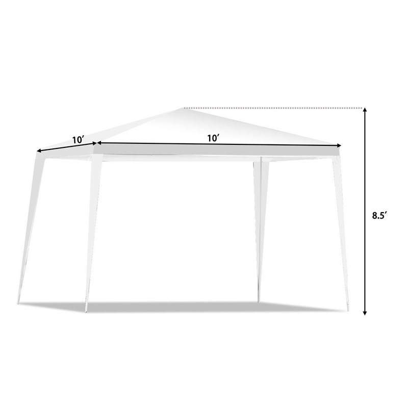 Pemberly Row Outdoor Heavy duty Pavilion Cater Events Party Wedding Tent White