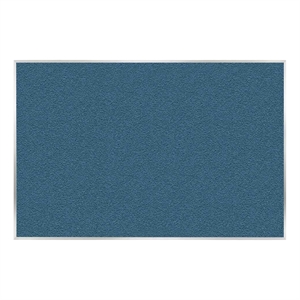 Pemberly Row Vinyl Bulletin Board-Satin Aluminum Frame-4ft H x 7ft 4&quotW-Ocean