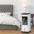Pemberly Row Evaporative Portable Air Cooler Fan w/Filter Remote Control White