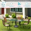 Pemberly Row Patio Round Umbrella Base Stand Market Standing Bronze