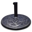 Pemberly Row Patio Round Umbrella Base Stand Market Standing Bronze
