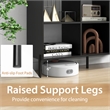 Pemberly Row 6 Cube Storage Shelf Organizer Bookcase Square Cubby Cabinet Black