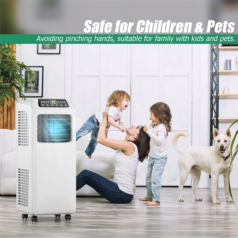 Pemberly Row 5500 BTU Portable Air Conditioner 9000 BTU ASHRAE White