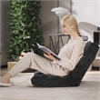 Pemberly Row 14 Position Floor Chair Folding Lazy Gaming Sofa Cushioned Black