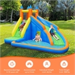 Pemberly Row Inflatable Water Bounce House Castle Splash Pool without Blower
