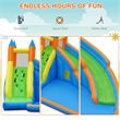 Pemberly Row Inflatable Water Bounce House Castle Splash Pool without Blower
