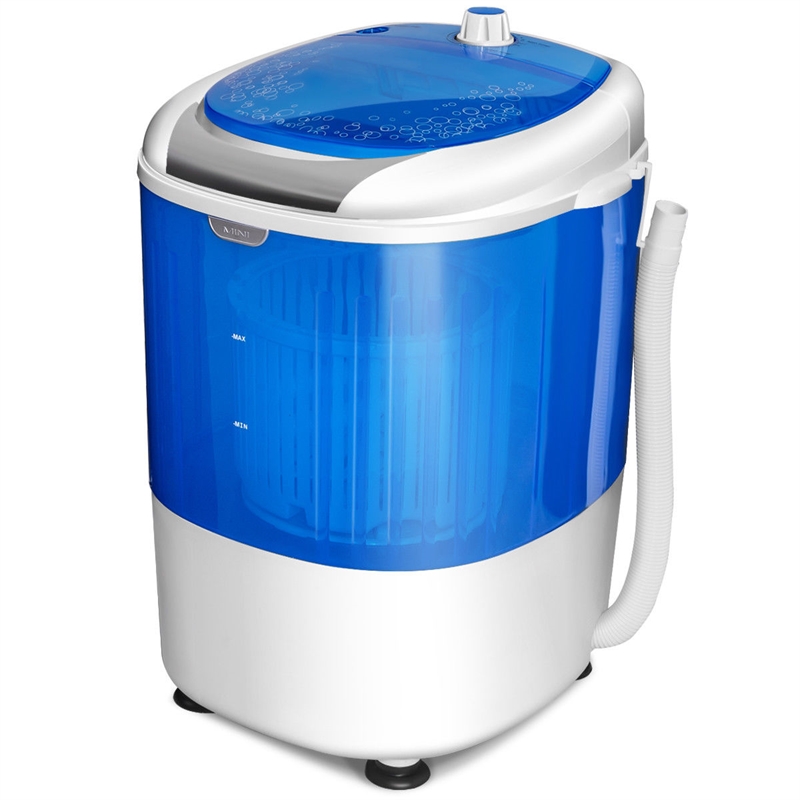 Pemberly Row 5.5lbs Portable Mini Washing Machine Laundry Spin Dryer Blue