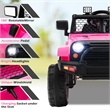 Pemberly Row 12V Kids Ride On Truck Car Electric Vehicle Remote Pink